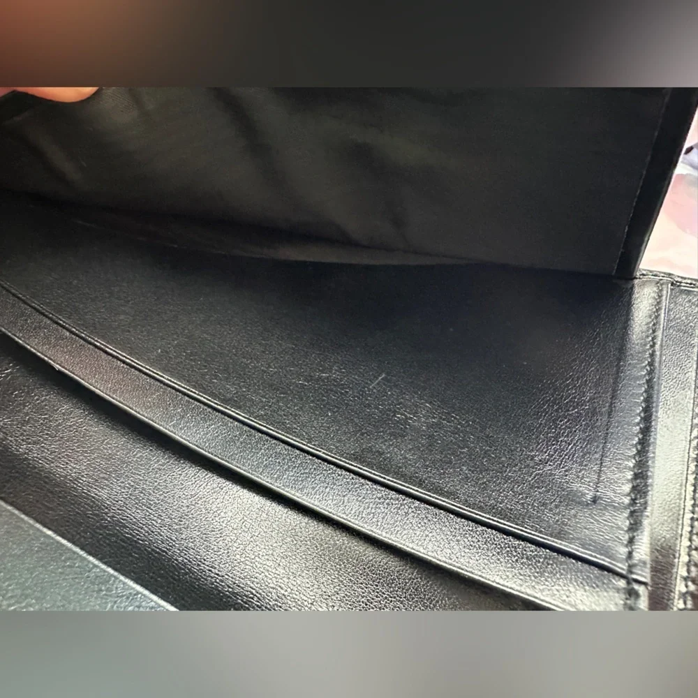 Celine Vintage Bifold Wallet (EVC; Black)